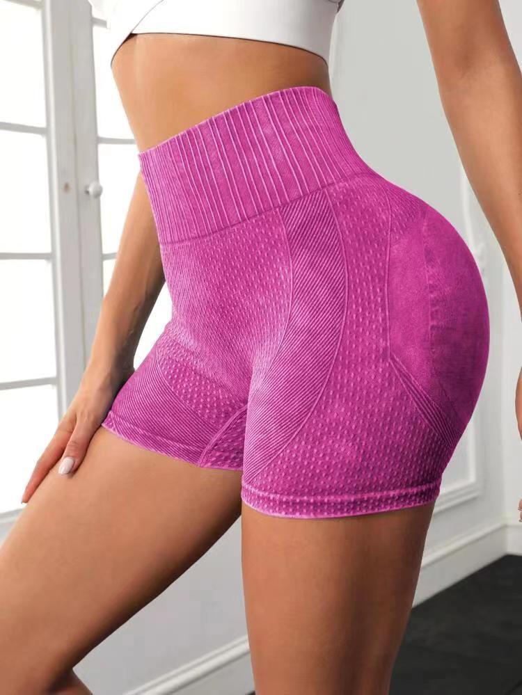 Seamless Sand Washed High Waist Yoga Pants for Butt Lifting Quick Dry Workout Shorts for Comfort and Performance