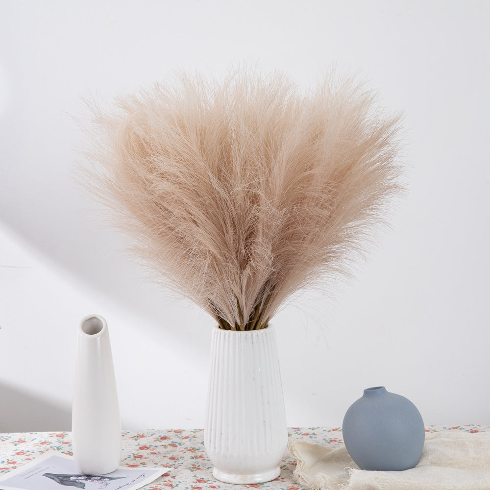 Mu Yu Pampas Grass Artificial Flowers - Elegant INS-Style Home Decor for Weddings and Celebrations | Perfect for Chic Arrangements - Model MW85002