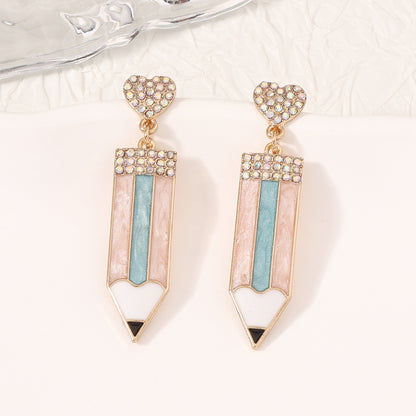 Stylish Back-to-School Accessories: Versatile Pencil Earrings for Women – Perfect for Every Outfit!