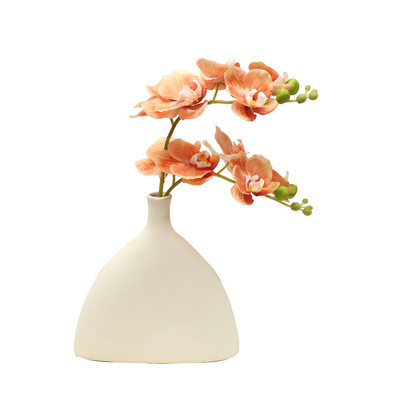 Luxurious Touch and Moisture-Lock Faux Orchid Flowers - Elegant Home Decor for Living Room & Dining Table Centerpieces