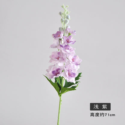 Soft Touch Moisturizing Faux Violet Flowers - Elegant Home Decor for Your Model Room - Lifelike Artificial Plants to Enhance Your Interior Design