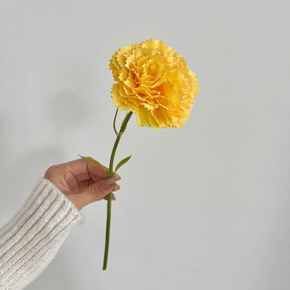 Single Stem Realistic Carnation Flower - Perfect for Home Décor in Bedrooms, Living Rooms, and Dining Tables - Stunning Artificial Floral Arrangement for Long-Lasting Beauty