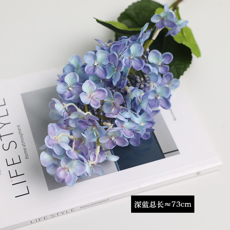 Single Stem Buddha Tower Hydrangea Artificial Flower - Perfect for Hotel and Restaurant Decor, Wedding Venue Styling, Photographic Props, and Elegant Faux Floral Arrangements