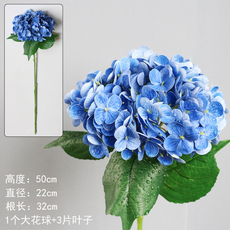 High-Quality Hydrangea Faux Flowers for Luxurious Home Decor - Lifelike Hydrangea Arrangements Perfect for Living Room and Dining Table Centerpieces