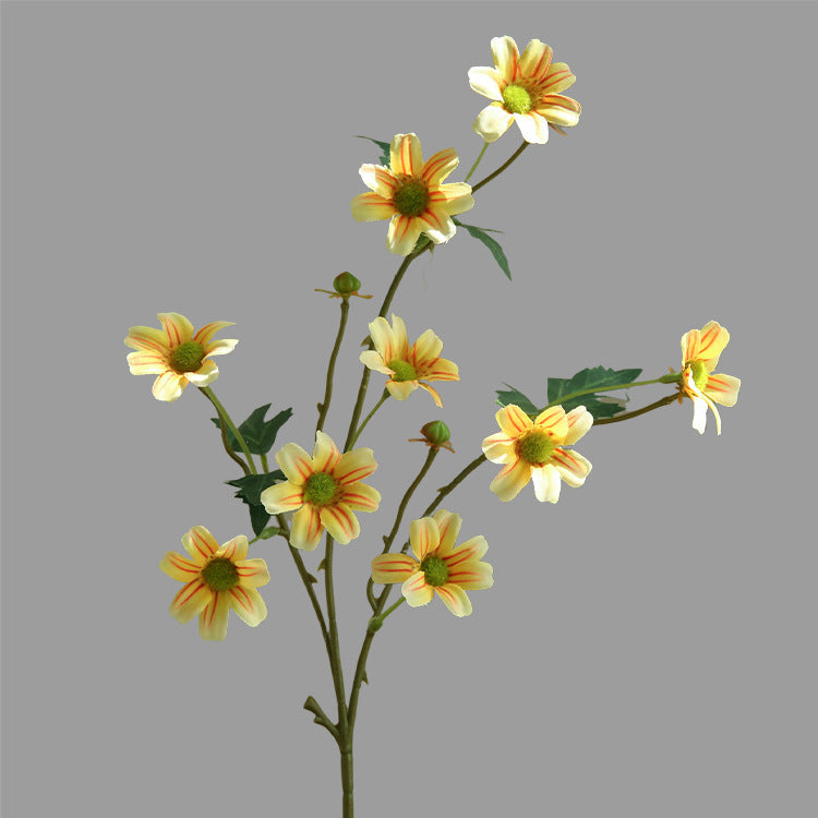 Elegant Faux Daisy Single Stem - Perfect for Modern Farmhouse Home Décor, Dining Table Centerpiece, and Living Room Accents