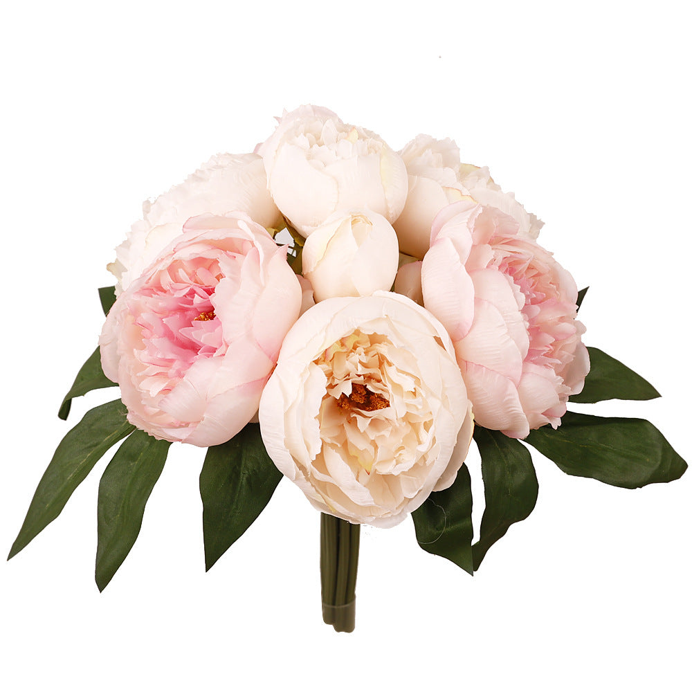 Realistic Luoyang Peony Artificial Flower Bouquet - Beautiful Faux Peonies for Home Decor, Wedding Celebrations, and Photography Props