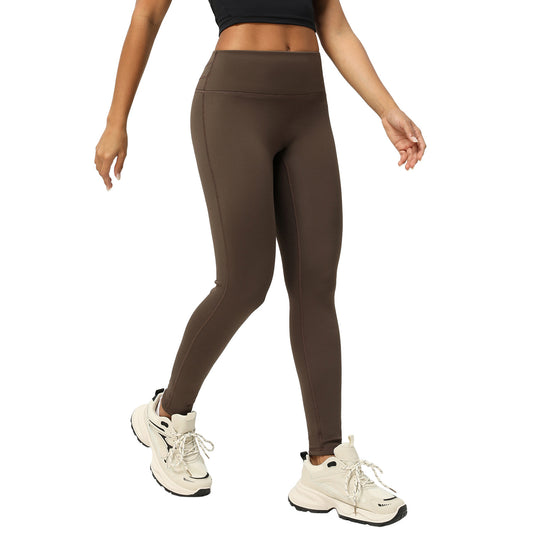 Thickened Fall Winter Leggings Fleece Lined High Waist Yoga Pants for Enhanced Lift and Comfort for Active Lifestyle