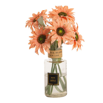 Realistic Sunflower Decorative Artificial Flower – Perfect for Weddings, Home Decor, and Year-Round Floral Arrangements | Beautiful Faux Green Plant - Model MW33712