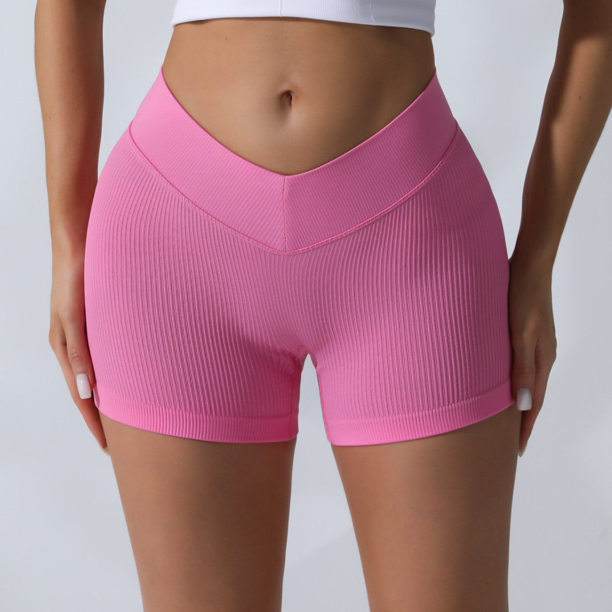 Seamless High Waisted Peach Butt Lifting Yoga Shorts High Compression Fitness Leggings for Comfort and Style