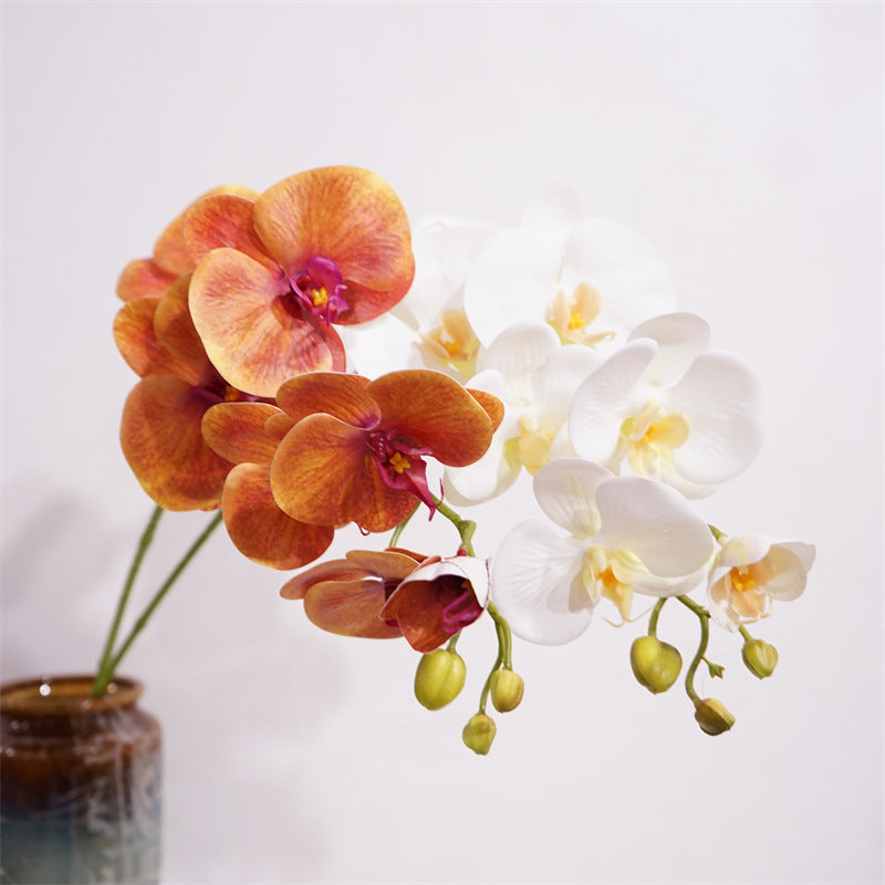 Lifelike Orchid Home Table Decor - Stunning Artificial Flowers for Weddings, Hotel Lobbies, and Photography Props