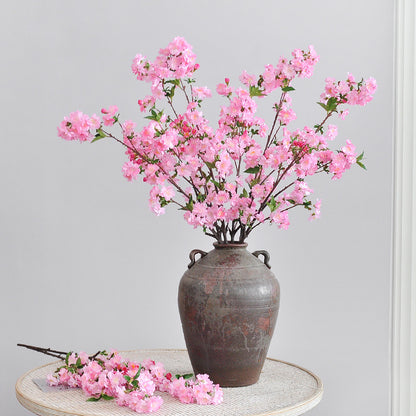 Elegant 95cm Realistic Fake Cherry Blossom Branch - Perfect for Mall Decorations, Event Planning, and Home Decor