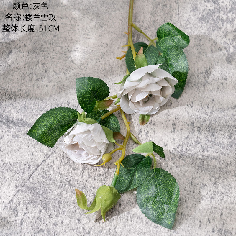 Lifelike Artificial Rose Flowers for Home Decor - Perfect for Weddings, Aisles, Bouquets & Wall Arrangements -  Quality Faux Floral Display MW37331