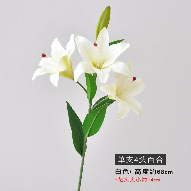 Stunning 3D Printed Faux Lily Flowers for Home Décor - Perfect Decorative Accents for Weddings and Celebrations