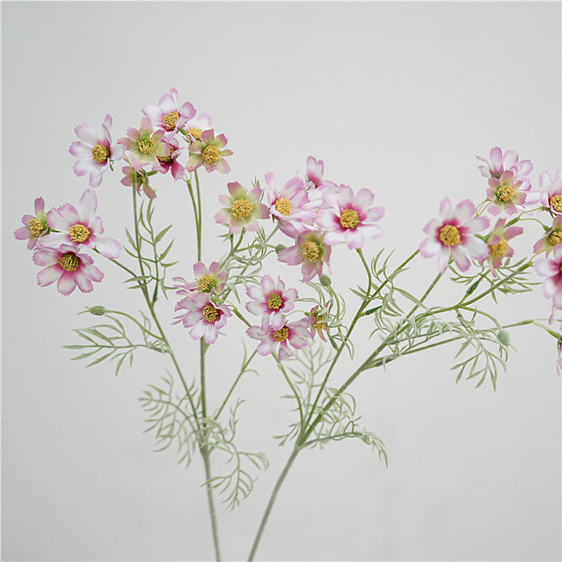 Elegant Scandinavian-Inspired Long Stemmed Artificial Persian Daisy Flowers for Bedroom and Living Room Décor – Perfect Faux Floral Arrangement for Tables and Vases