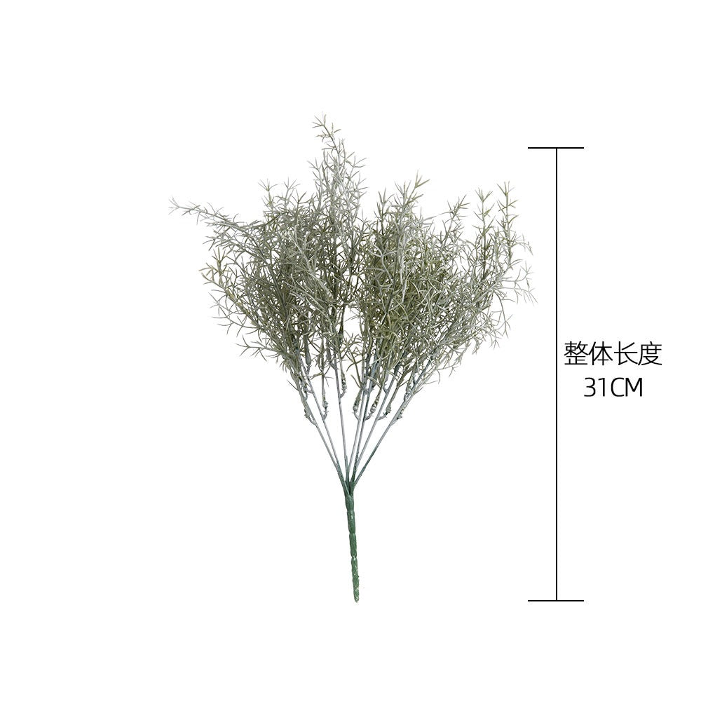 Realistic INS-Style Eucalyptus and Pine Needle Artificial Flowers for Home Decor and Wedding Celebrations - MW56304 - Perfect for Adding a Touch of Nature to Any Space