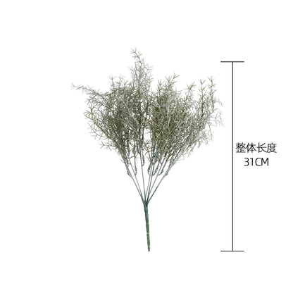 Realistic INS-Style Eucalyptus and Pine Needle Artificial Flowers for Home Decor and Wedding Celebrations - MW56304 - Perfect for Adding a Touch of Nature to Any Space