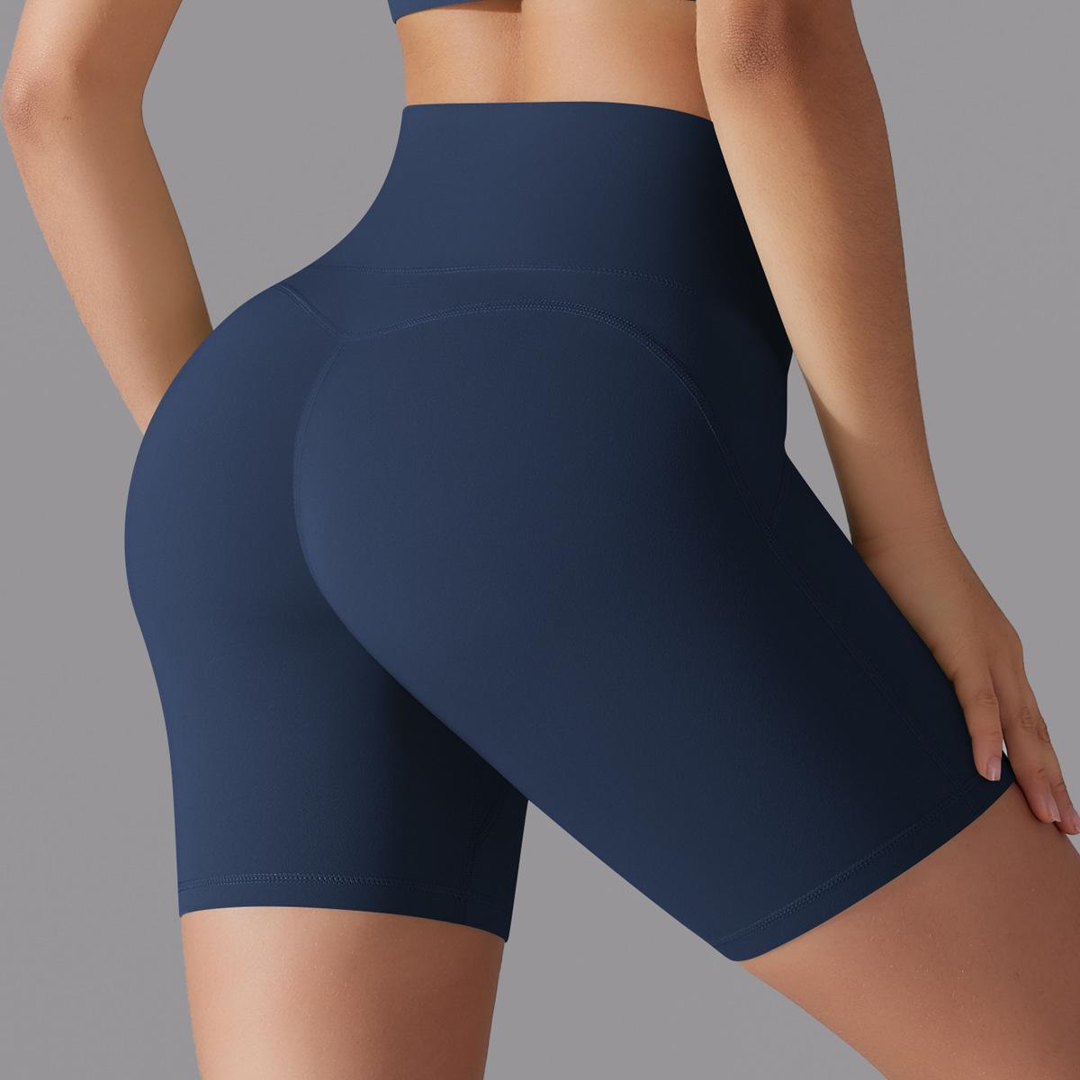 High Waisted Butt Lifting Yoga Shorts No Underwear Needed for Running Gym Workouts and Fitness Activities