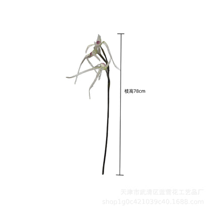 High-Quality 3D Printed Single-Stem Pocket Orchid - Realistic Touch Faux Flower for Weddings and Home Decor