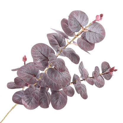 Realistic Eucalyptus Leaves & Money Plant Decor - Perfect for Weddings and Home Decoration - Lifelike Faux Botanicals for Stylish Displays