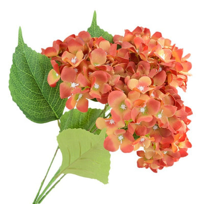 Stunning 5-Head Hydrangea Artificial Silk Flowers - Perfect for Wedding Decorations, Home Decor, and Event Centerpieces