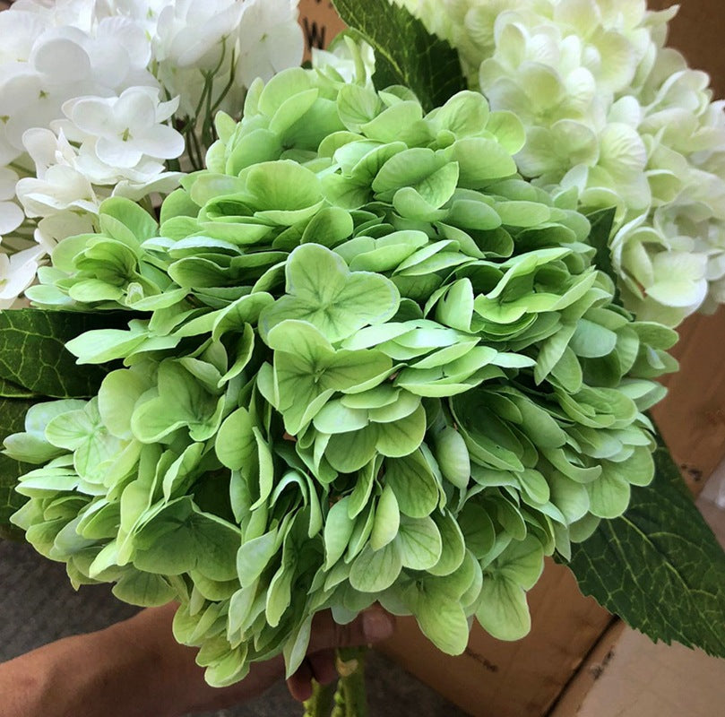 Lifelike 3D Touch Hydrating Faux Hydrangea Flowers - Perfect for Hotel Decor, Wedding Arrangements, and Event Styling