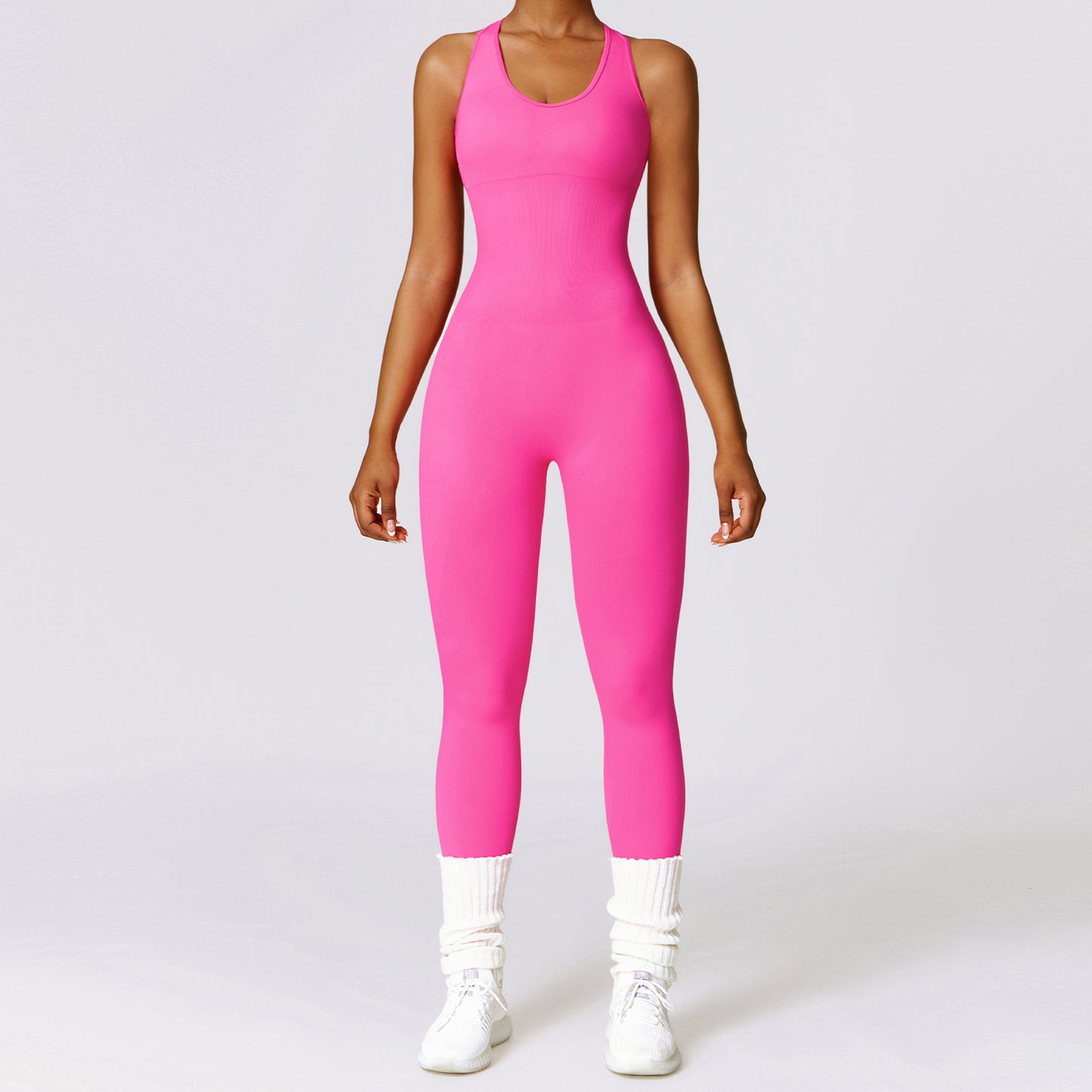 Fall Seamless Yoga Bodysuit for Dance High Waist Compression Fitness Outfit for a Sculpted Look Flexible and Activewear