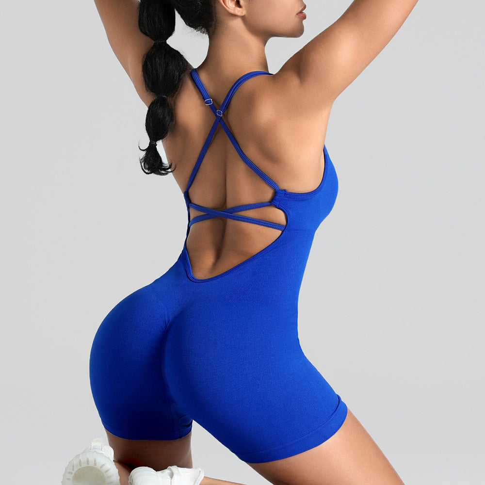 Outdoor Yoga Jumpsuit with Built in Bra Quality Fitness Outfit for Maximum Comfort and Support