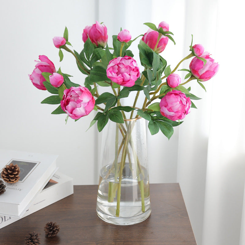 High-Quality Realistic Faux Peony Flowers - Perfect for Home and Restaurant Decor, Stunning Photography Props, and Beautiful Floral Arrangements