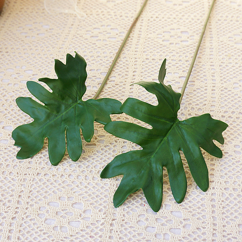 Realistic Miniature Turtle Back Spring Rain Leaves - Perfect for Home Décor, Weddings, and Photography Props | Luxe Artificial Flower Bouquet with Foliage