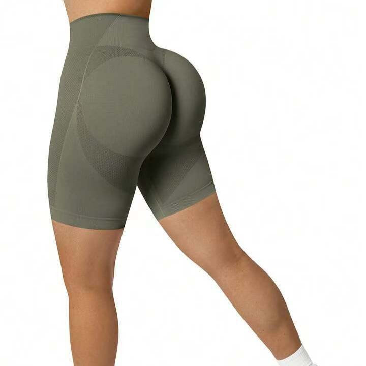 Seamless Peach Butt Yoga Shorts for Women Quick Dry High Waisted Fitness Shorts for Enhanced Lift and Outdoor Sports