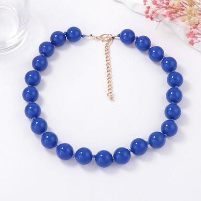 Bohemian Chic Multi-Color Beaded Layered Necklace - Versatile Geometric Design for Effortless Everyday Style