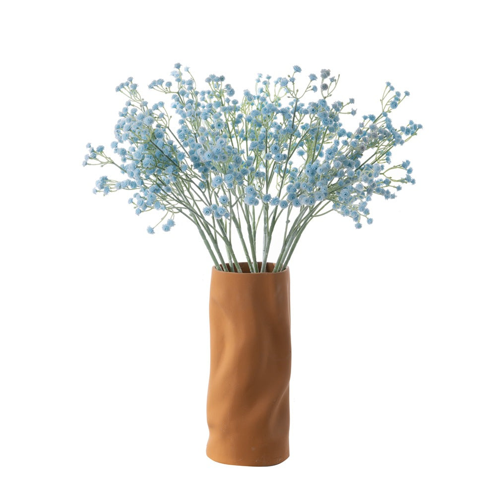 Stunning INS Style Velvet Starry Sky Artificial Flower Bouquet – Perfect Home Decor for Weddings and Special Events – Create a Charming Plant Wall with Our Beautiful Fake Flowers MW43631