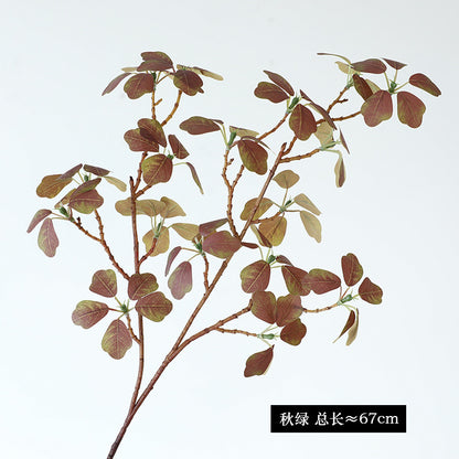 Lifelike Artificial Plant Ivy Lotus Leaves - Zen-Inspired Floral Arrangement with Realistic Long Branches for Home Living Room Decor