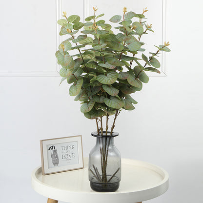 Realistic Eucalyptus Leaves & Money Plant Decor - Perfect for Weddings and Home Decoration - Lifelike Faux Botanicals for Stylish Displays