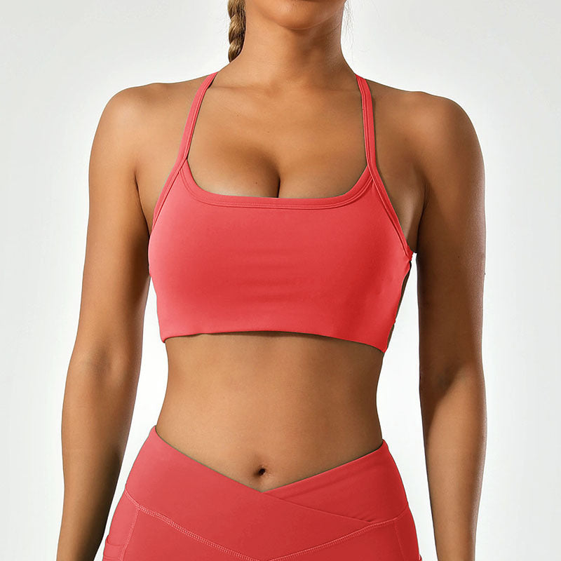 Quick Dry Breathable Yoga Sports Bra for Women Back Design for Running Gym Workouts and Everyday Fitness