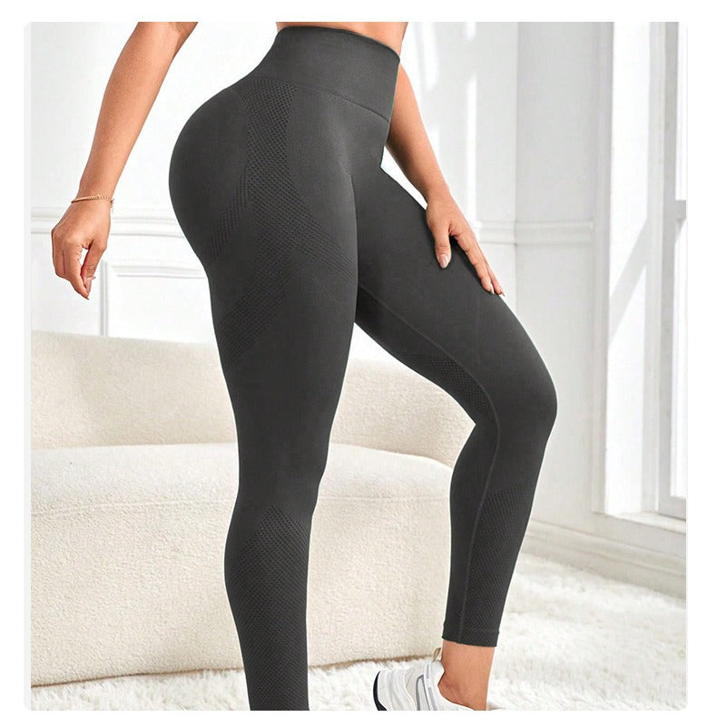 Seamless 3 Color Peach Butt Lifting Yoga Pants for Women Workout Leggings for Fitness Running and Everyday Wear