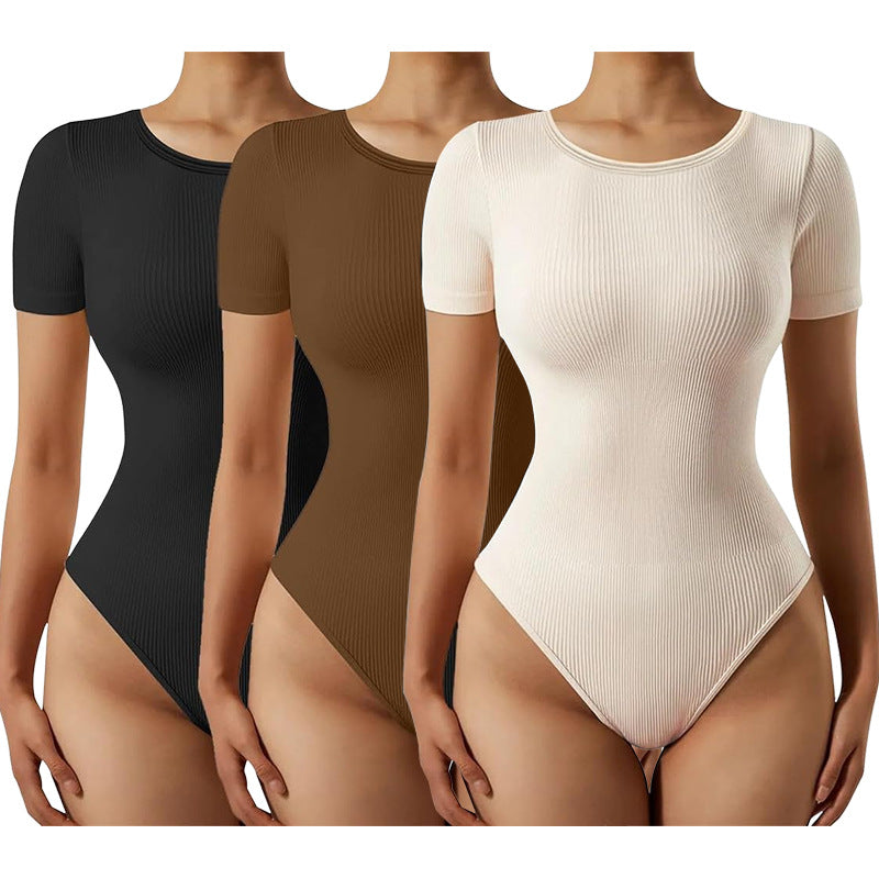 Seamless No Bra Yoga Bodysuit for Spring and Summer Comfortable and for All Fitness Activities