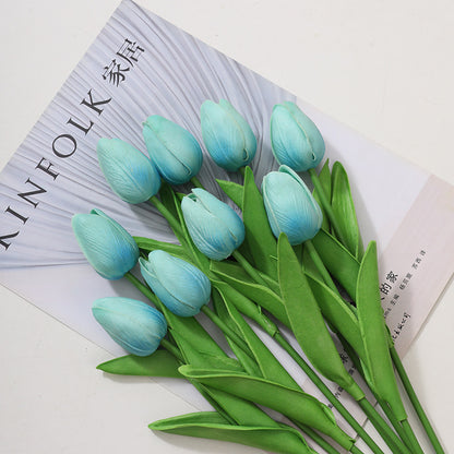 Touch Realistic Mini Tulip Faux Flowers – Perfect for Outdoor Decor, Stunning Photography Props, and Elegant Arrangements