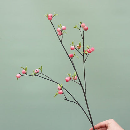 Realistic Mini Apple Branch - Vibrant Faux Apple Stem for Home Decoration, Wedding Centerpieces, and Beautiful Floral Arrangements