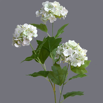 Lifelike Hydrangea Faux Flowers – Triple-Head Design for Fresh Home Décor, Hotel Arrangements, and Stunning Photography Props