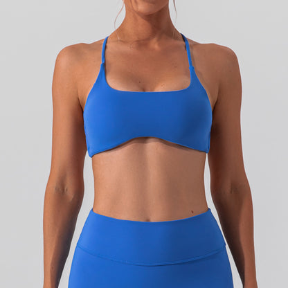 Women's Crossback Sports Bra Moisture Wicking Yoga and Running Top for Comfort and Support in Fitness