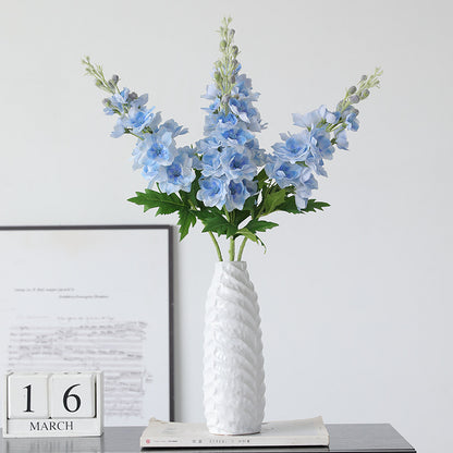 Luxurious Moisturizing  Delphinium Artificial Flowers - Perfect Wedding Aisle Decorations, Home Décor for Living Rooms, and Exquisite Hyacinth Design