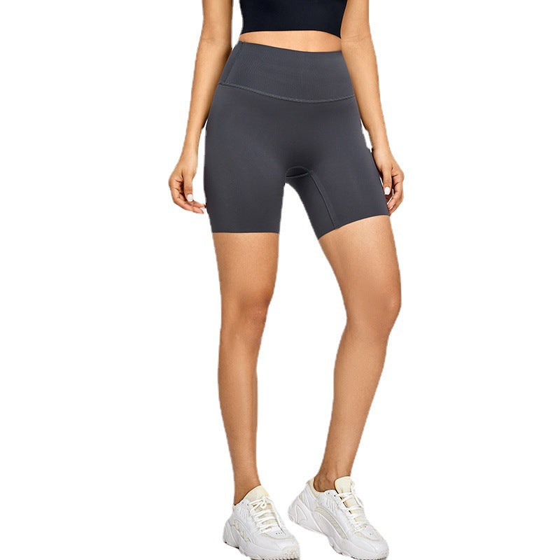 High Waisted Women's Yoga Shorts Sculpting Quick Dry and for Running and Fitness Workouts