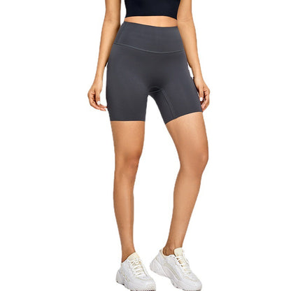 High Waisted Women's Yoga Shorts Sculpting Quick Dry and for Running and Fitness Workouts