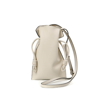 Women's Drawstring Bucket Bag Versatile Leather Shoulder and Crossbody Purse Chic Minimalist Design for Fashion Forward Women