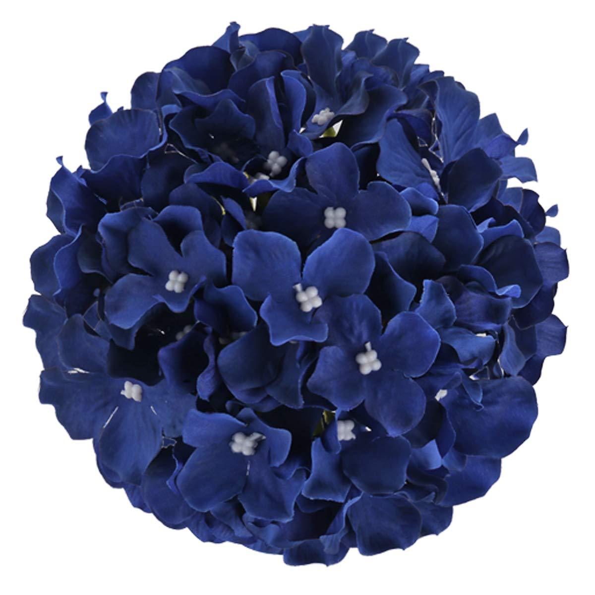 Hydrangea Flower Head - Realistic Artificial Flower with Lifelike Texture for Elegant Wedding Decorations and Stylish Centerpieces for Your Living Room and Dining Table