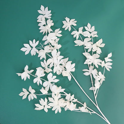 Realistic Artificial Beauty Leaf Wedding Decoration with Hanging Branches and Foliage - Ideal for Photography Props and Floral Arrangements