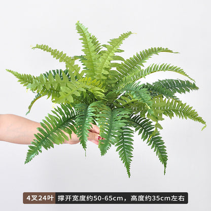 Realistic Persian Fern Leaf Wall Hanging - Lifelike Silk Greenery for Stunning Home Decor