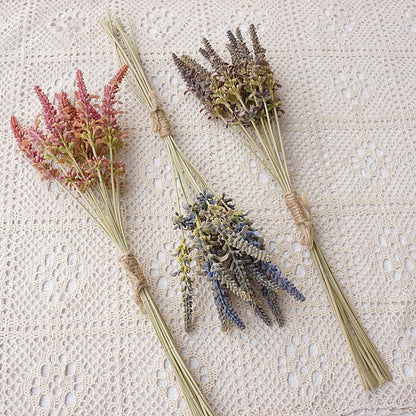 Lavender Artificial Flowers for French Garden Décor - Realistic Lavender Faux Blooms Perfect for Home, Event Styling, and Wedding Decorations