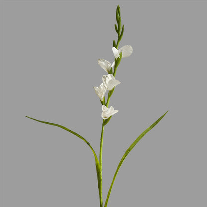 Realistic Single-Stem Gladiolus Flower - Modern Minimalist Decorative Bouquet for Home Decor, Photography Props, and Elegant Displays